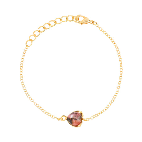 Rhodonite Bracelet "Stellar Elegance"