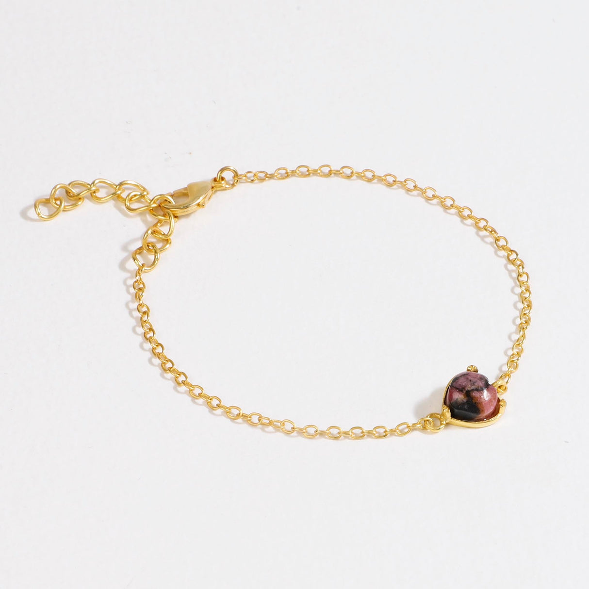 Rhodonite Bracelet "Stellar Elegance"
