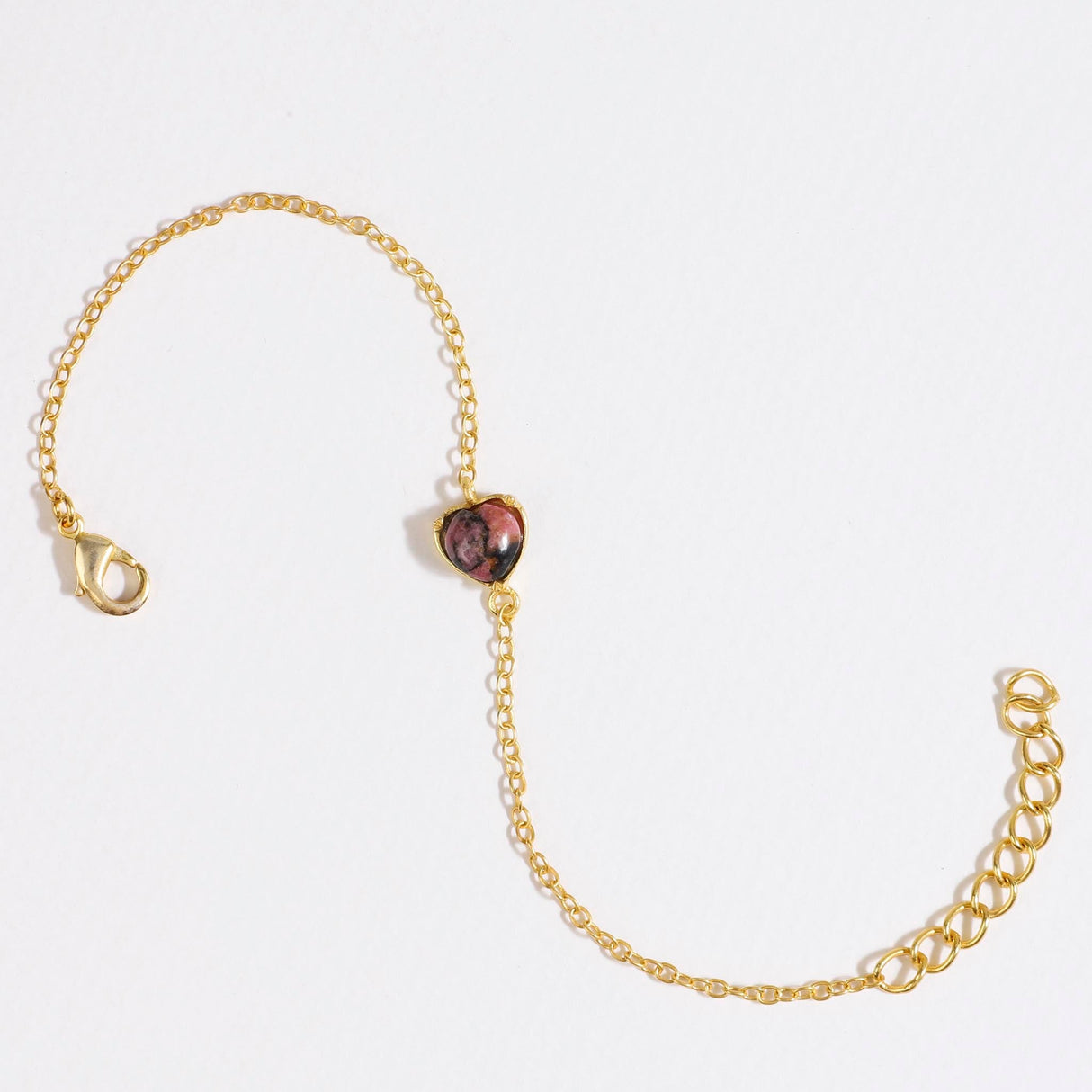 Rhodonite Bracelet "Stellar Elegance"