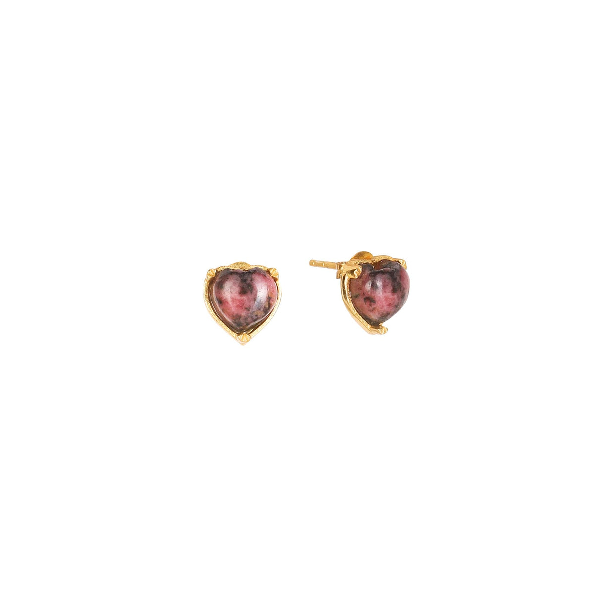 Rhodonite Earrings "Stellar Elegance "