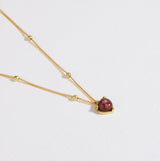 Rhodonite Necklace "Stellar Elegance"