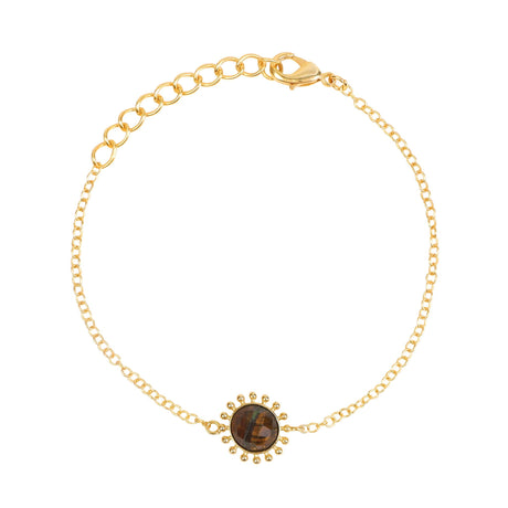 Tiger's Eye Bracelet "Stellar Elegance"