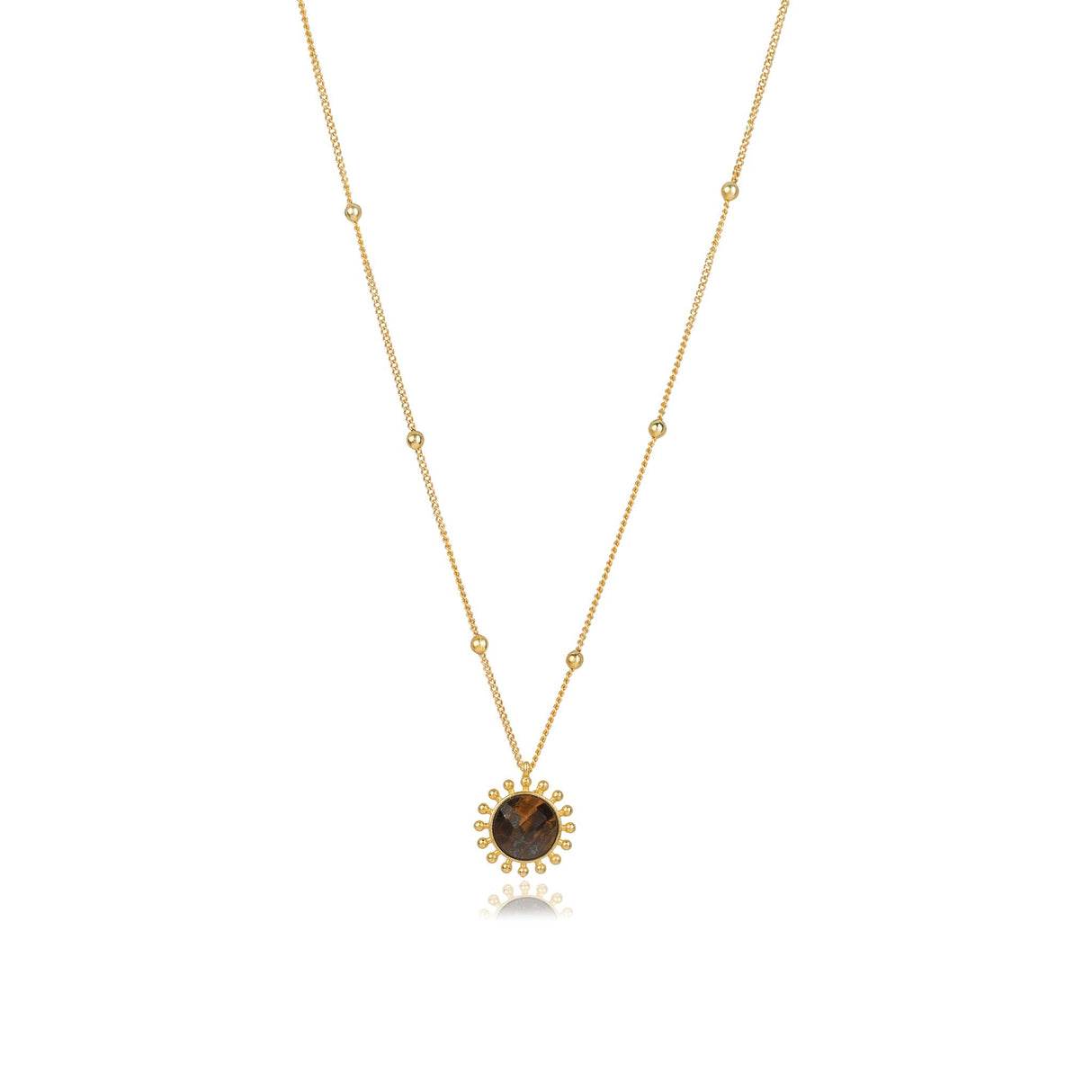 Tiger's Eye Jewellery Set " Stellar Elegance"
