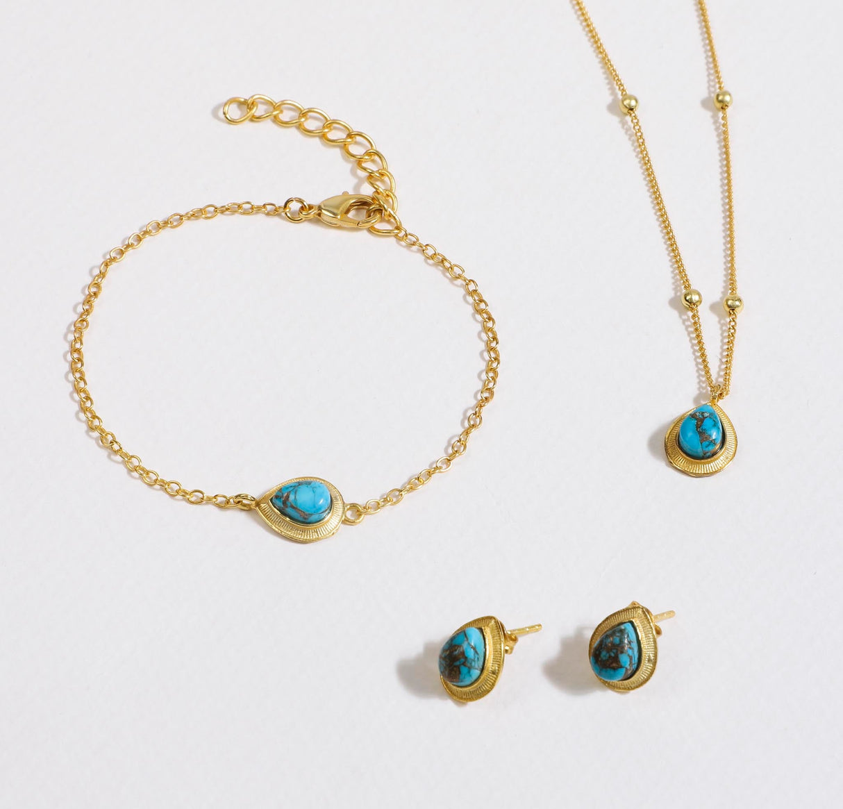 Turquoise Jewellery Set " Stellar Elegance"