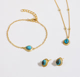 Turquoise Jewellery Set " Stellar Elegance"