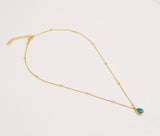 Turquoise Necklace "Stellar Elegance "