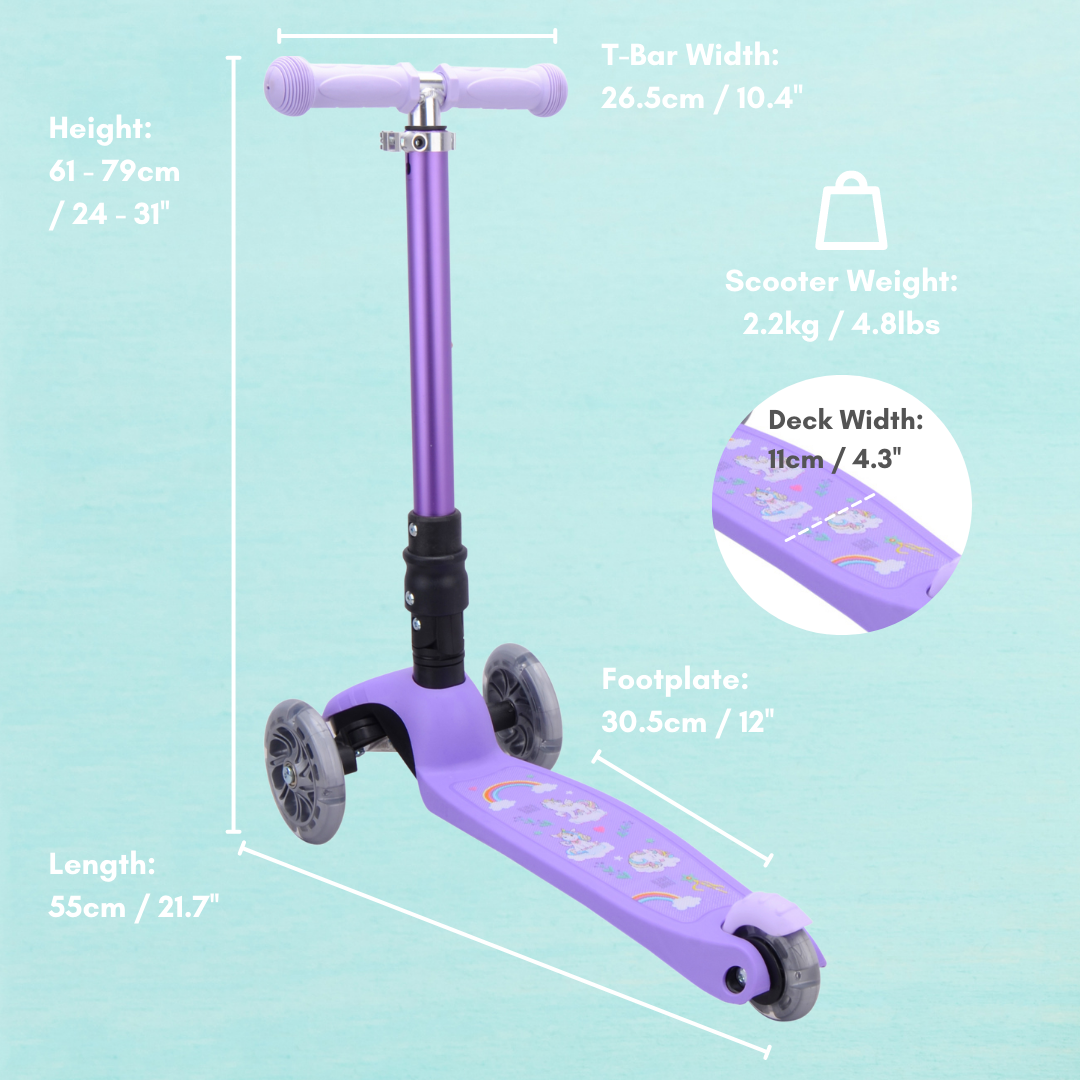Rocket - Teeny Fold 3 Wheel Scooter