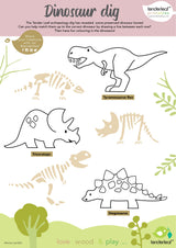 8 Dinosaurs Shelf Set