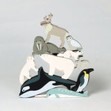 Polar Animals Shelf Set