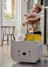 Pull Along Bear Cart