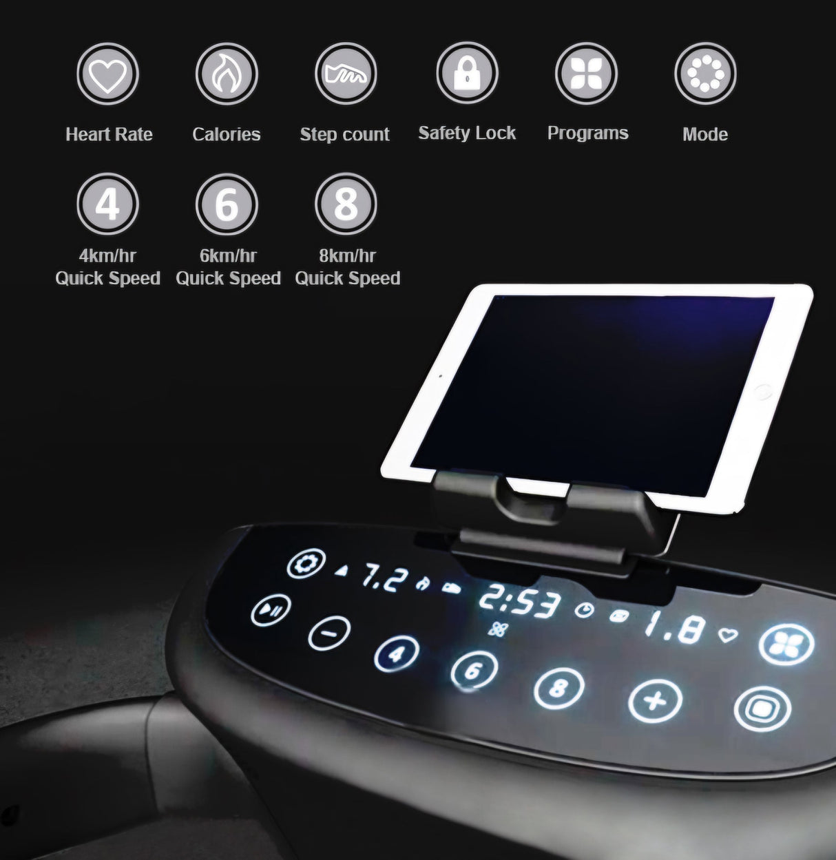 iRunner Ivory Whisper, Smart Home Treadmill