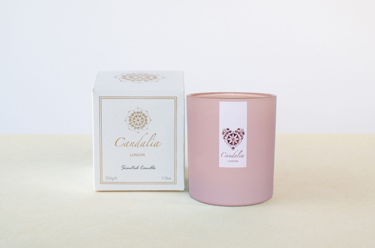Tonka Bean &Amp; Patchouli Pink Candle