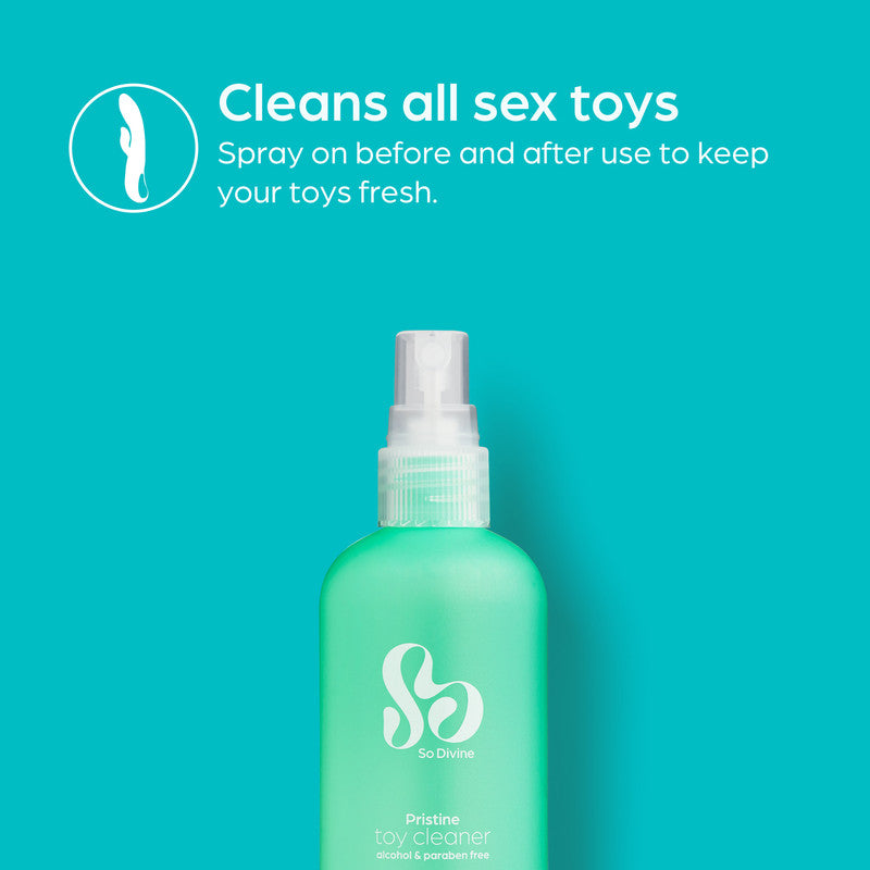 So Divine Pristine Antibacterial Sex Toy Cleaning Spray 100ml