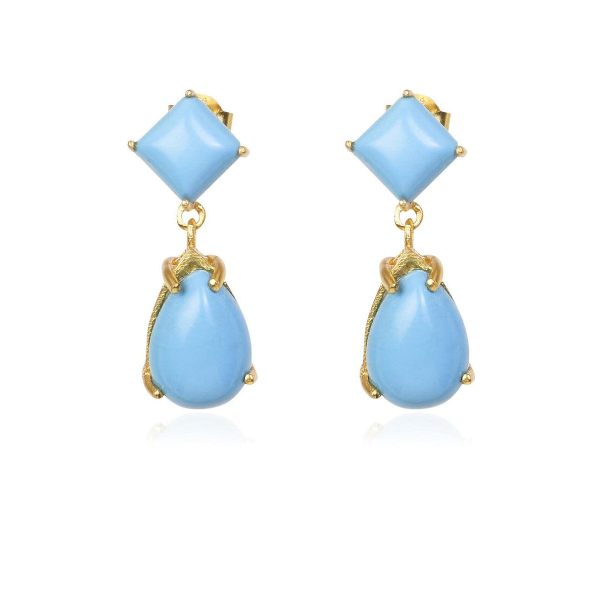 "Azure Dream" Turquoise Stone Earring
