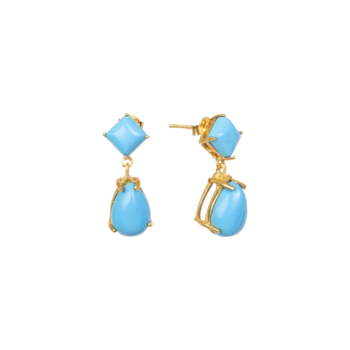 "Azure Dream" Turquoise Stone Earring