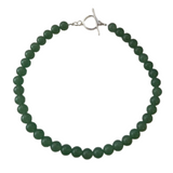 Green Aventurine Gemstone Bubble Necklace