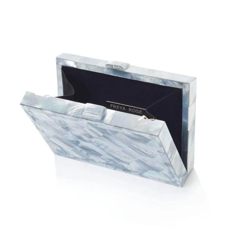 Athena Pale Blue Mother of Pearl Bag