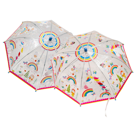 Transparent Colour Changing Umbrella - Rainbow Fairy