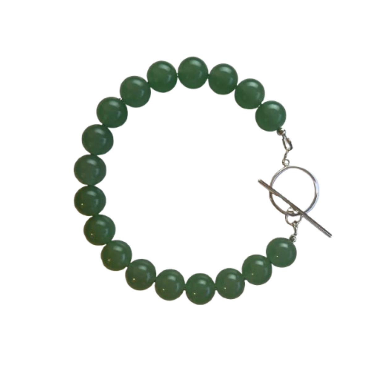 Green Aventurine Gemstone Bubble Bracelet
