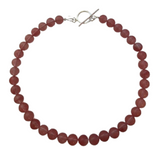 Cherry Quartz Gemstone Bubble Necklace