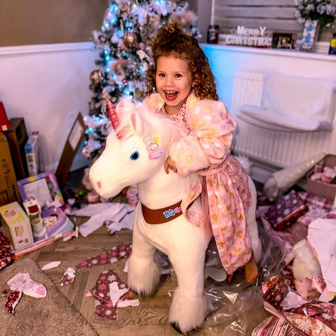 Unicorn Ride-on Toy Age 3-5 White