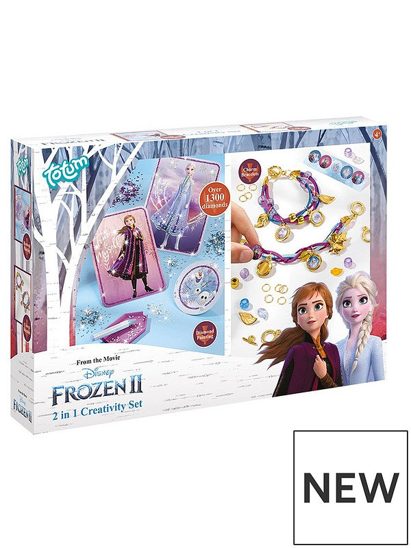 Frozen 2 in 1 Diamond Painting and Charm Bracelet Twin Pack