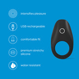 So Divine Rechargeable Vibrating Cock Ring