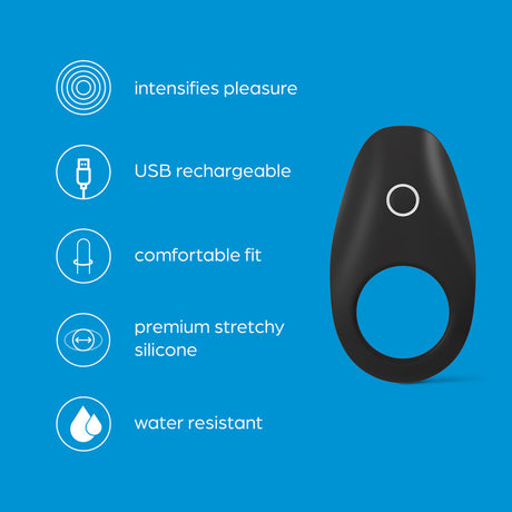 So Divine Rechargeable Vibrating Cock Ring