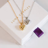 Vida Bubble Heart Necklace | 18k Gold Plated
