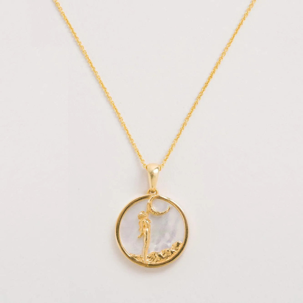 Virgo, Gold Zodiac Necklace