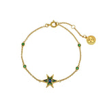 Nova North Star Chain Bracelet Gold