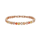 Dotty Tennis Bracelet, Sunset & Rose Gold