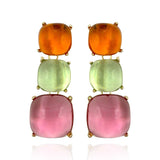 Multi-Color Lightweight Resin Pierced Earring