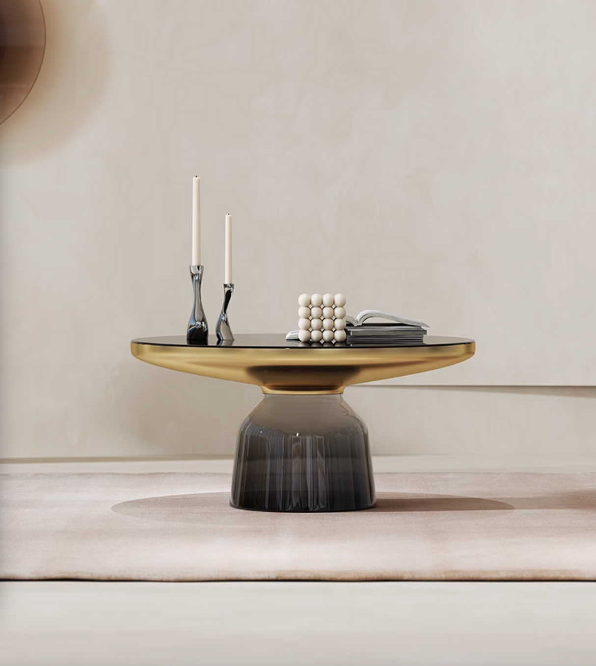 Aalto Coffee Table, Tempered Glass