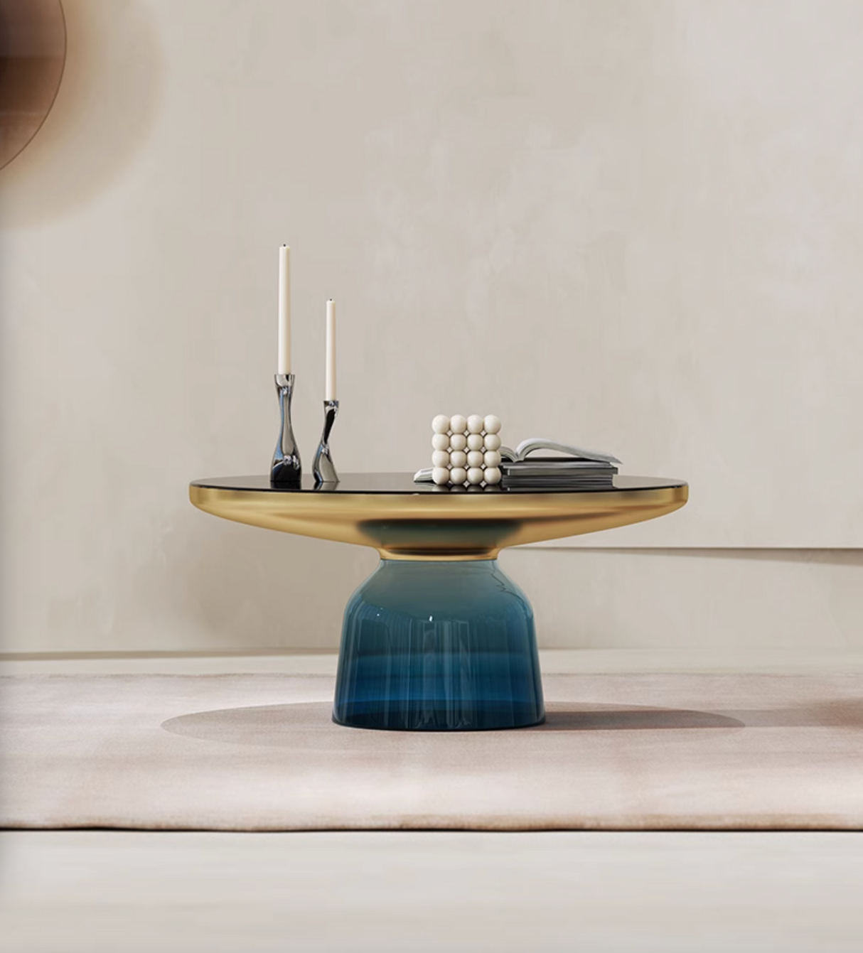 Aalto Coffee Table, Tempered Glass