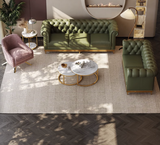 Abbado Chesterfield Three Seater Sofa, Real Leather