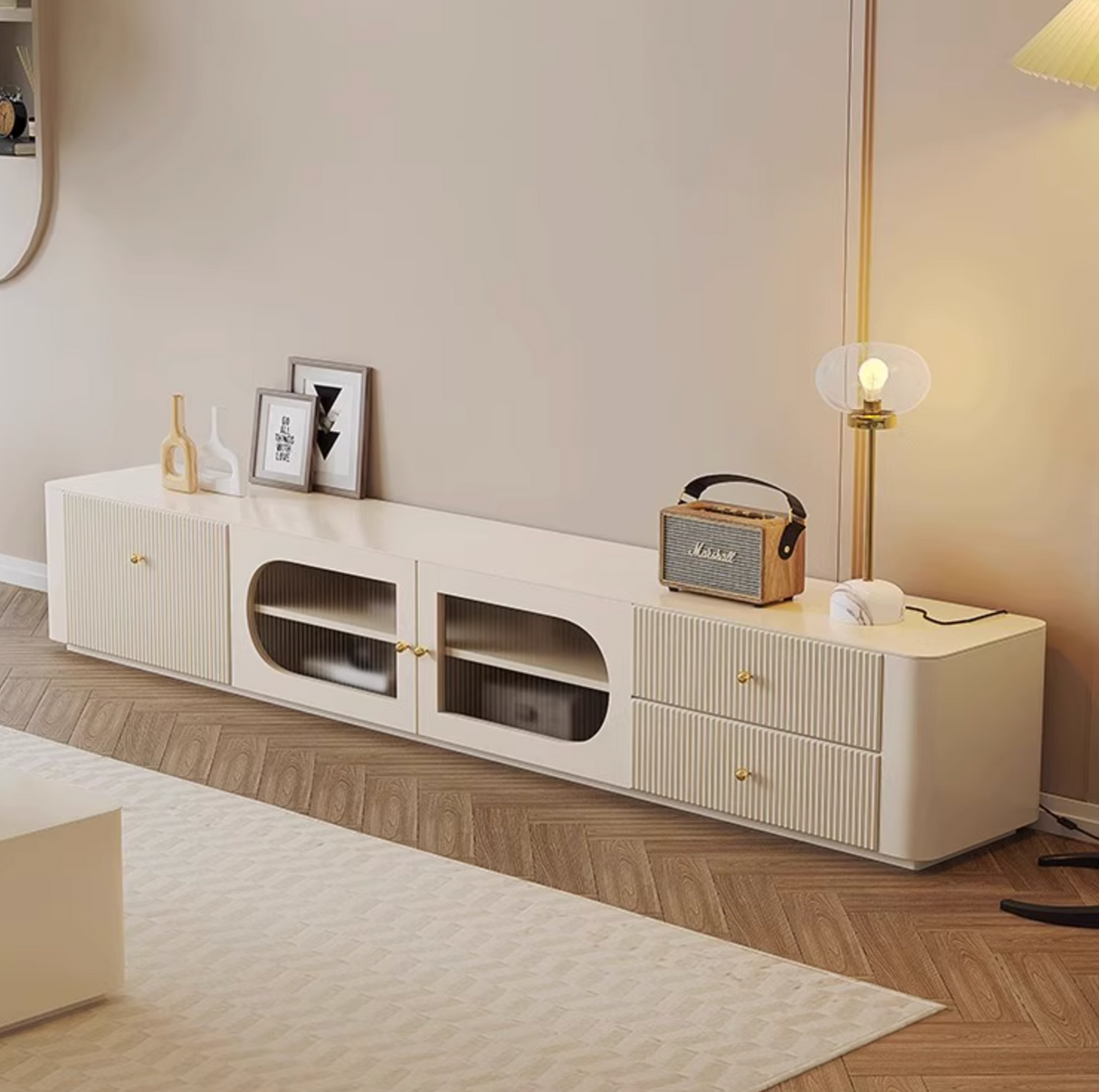 Adelaide TV Stand, Pine Wood