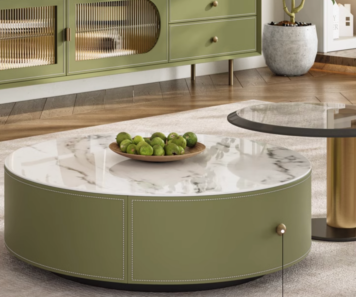Aderes TV Stand, Green