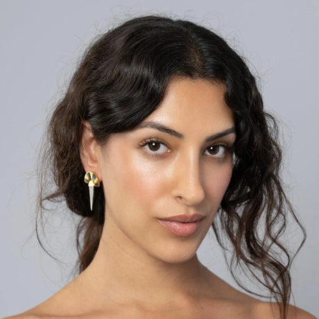 Warrioress at Night Earrings