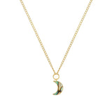 Necklace With Paua Moon