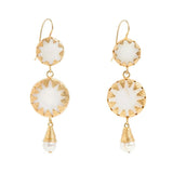 Warrioress Medallion Earrings