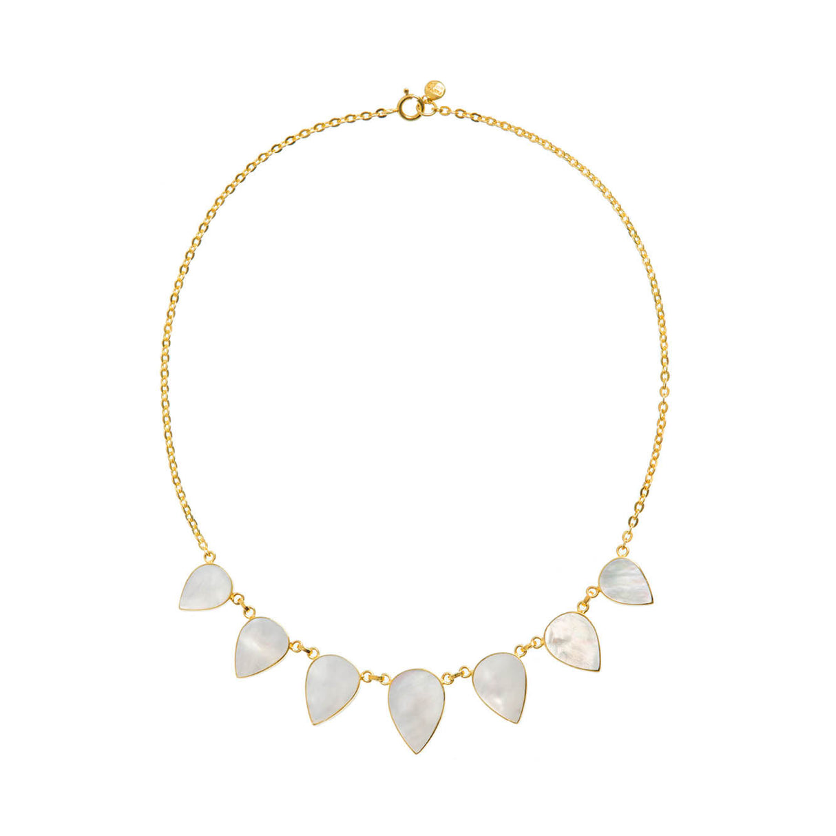 Warrioress Small Mother of Pearl Necklace