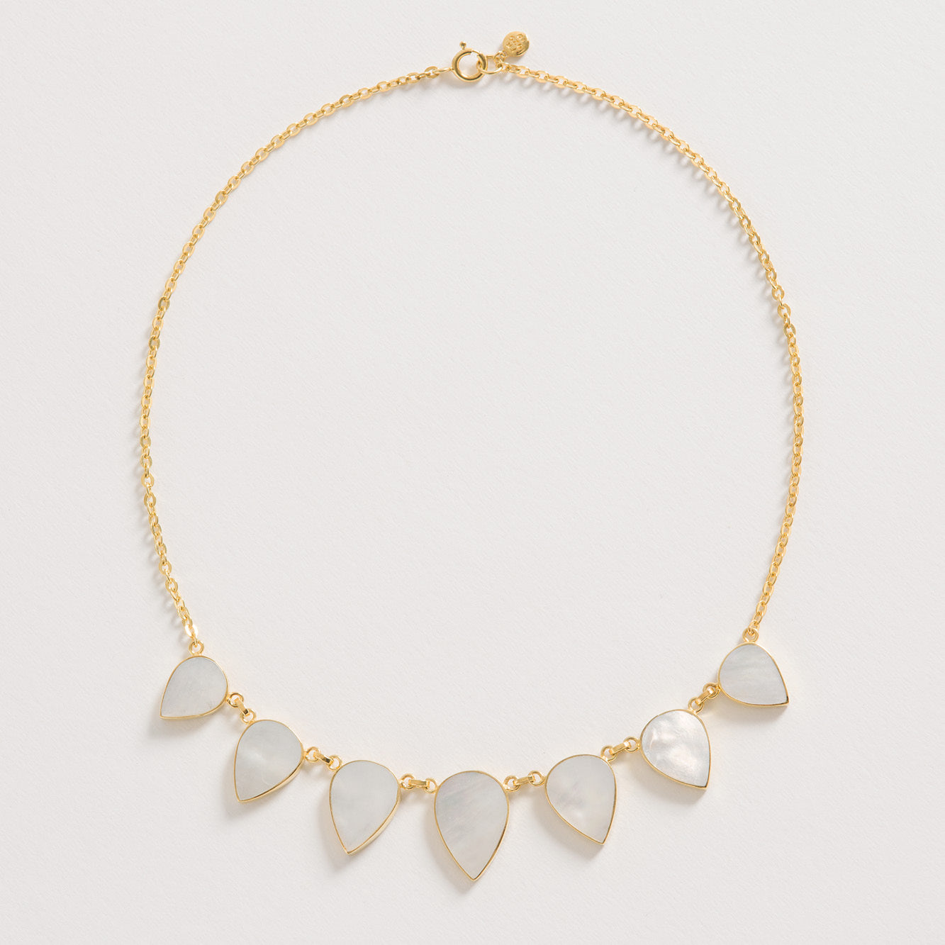 Warrioress Small Mother of Pearl Necklace