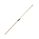 Link Bracelet - Lapis Lazuli "Wave Symphony"