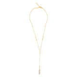 Lariat Necklace - Mother of Pearl "Wave Symphony"