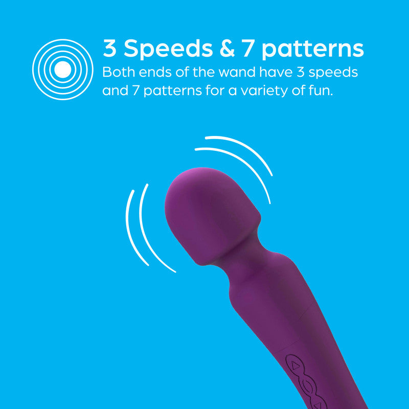 So Divine Wicked Game 2 in 1 Doubled Ended Massaging Wand