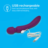 So Divine Wicked Game 2 in 1 Doubled Ended Massaging Wand