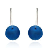 Cobalt Silk Earrings
