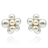 Pearl Cluster Earrings
