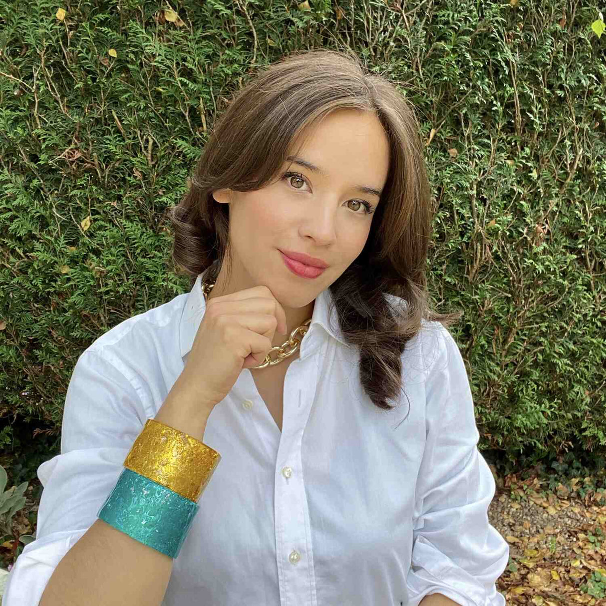 Turquoise Resin Hanmade Bracelet